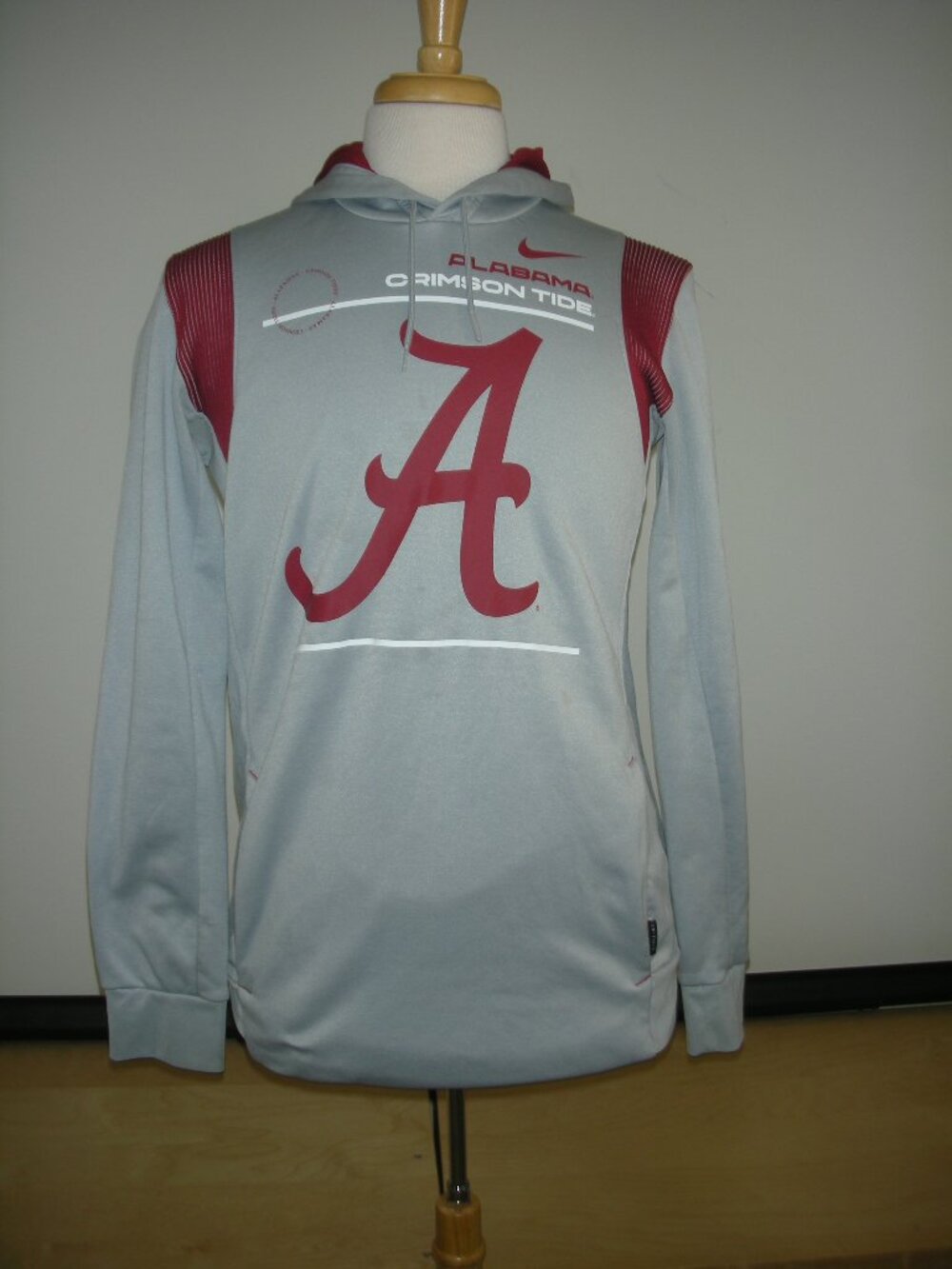 Nike Alabama Crimson Tide Therma-FIT On Field Athlete Issued Hoodie M